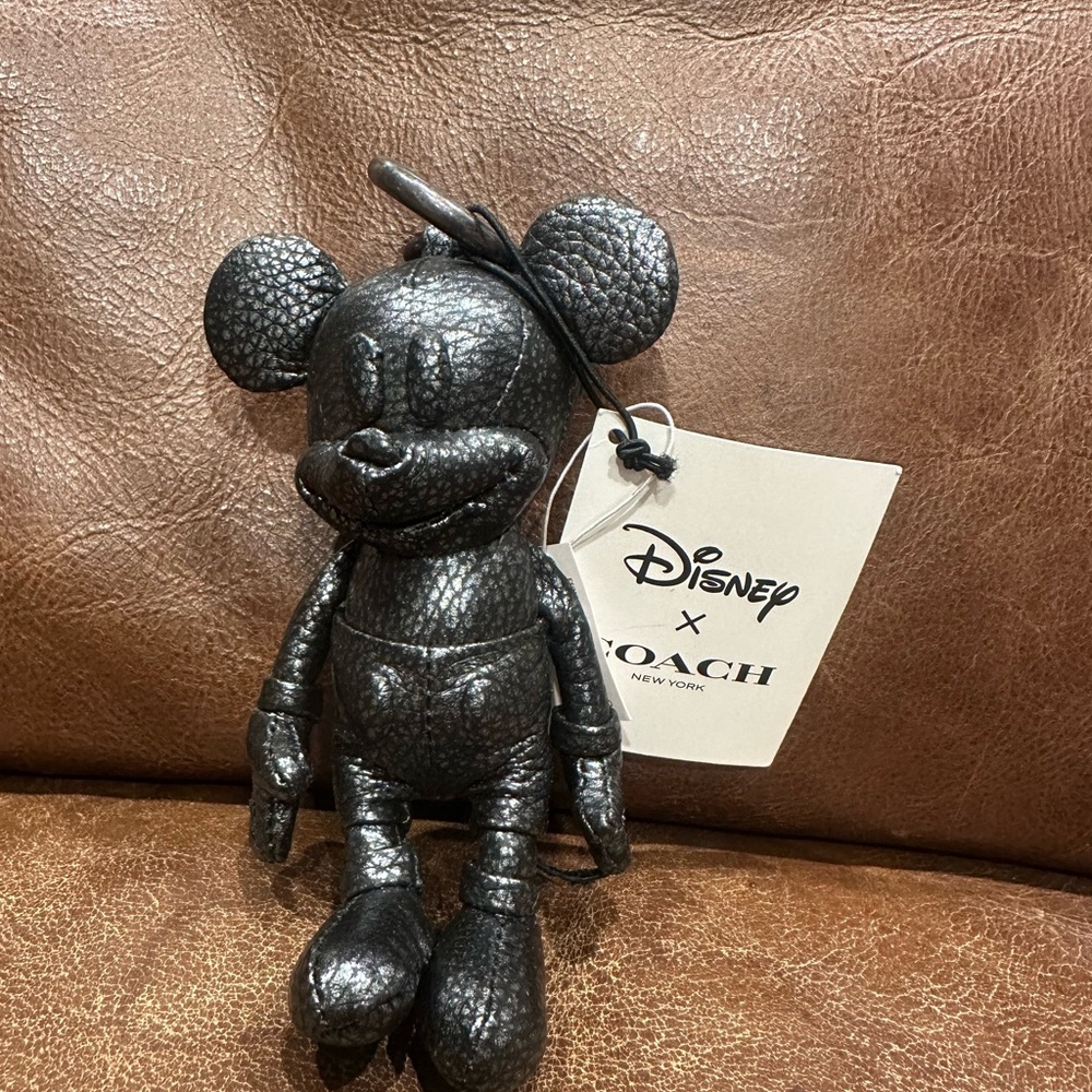 Coach x Disney Black Keychain